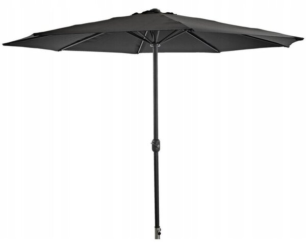 Parasol ogrodowy BLACK FOREST L-0720-3M 300 cm Grafitowy
