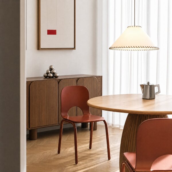 Lampa Wisząca NOLA, Whitt, ściemnialny, biały, salon, papier | karton, skandynawski