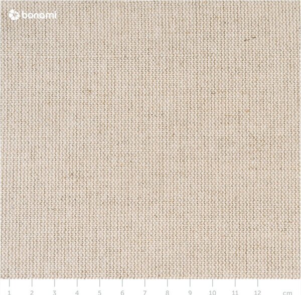 Beżowa lniana rozkładana sofa 205 cm Knob – Karup Design