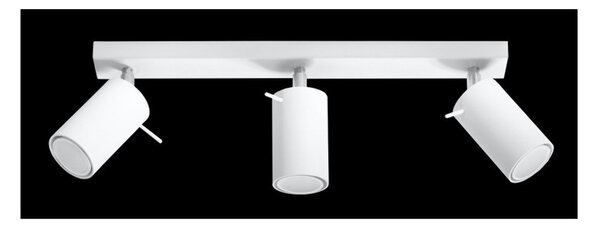 Biała lampa punktowa 8x45 cm Etna – Sollux