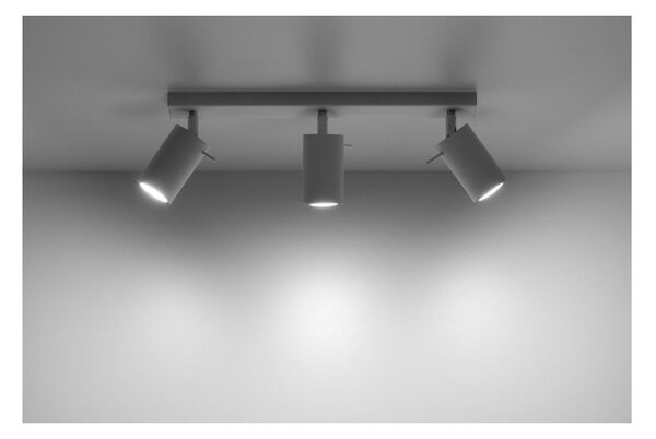 Biała lampa punktowa 8x45 cm Etna – Sollux