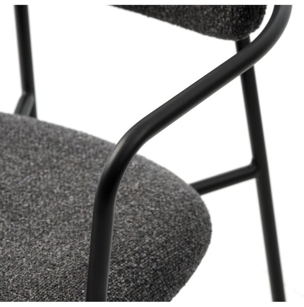 Ciemnoszare krzesło Zama – Unique Furniture