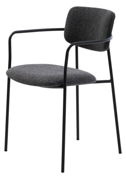 Ciemnoszare krzesło Zama – Unique Furniture
