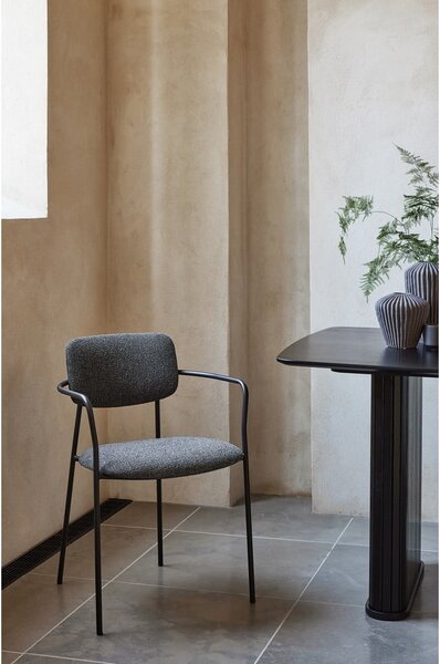 Ciemnoszare krzesło Zama – Unique Furniture