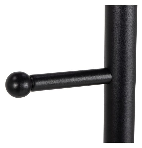 Czarny metalowy wieszak Aspen – Actona