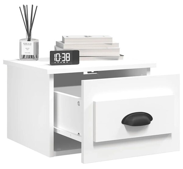 Komplet wiszących szafek nocnych biały połysk B9-P15