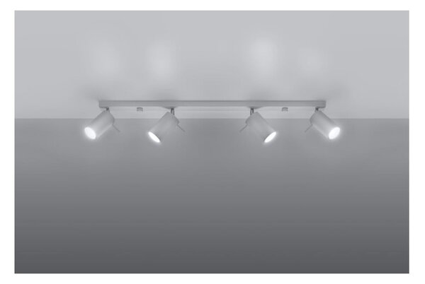 Biała lampa sufitowa Sollux Etna 4L