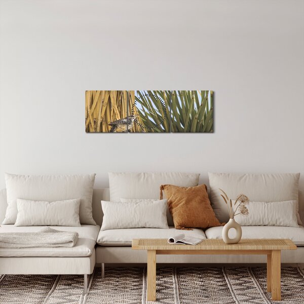 Obraz - Strzyżyk (z zegarem) (90x30 cm)