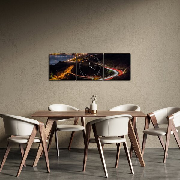 Obraz - Golden Gate Bridge (z zegarem) (90x30 cm)