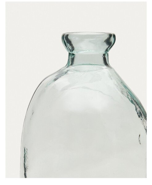 Wysoki wazon ze szkła z recyklingu (wysokość 75 cm) Brenna – Kave Home