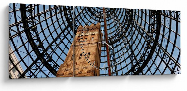 Obraz wieży w Melbourne (z zegarem) (90x30 cm)