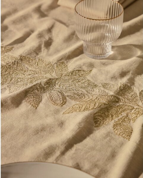Obrus z mieszanki lnu 150x250 cm Oreti – Kave Home