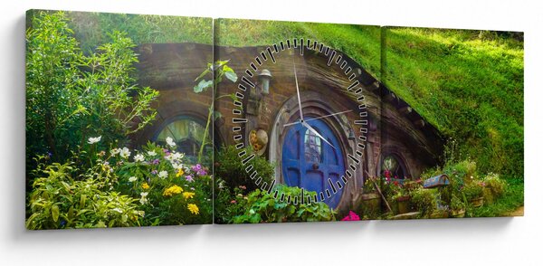 Obraz - Hobbit (z zegarem) (90x30 cm)