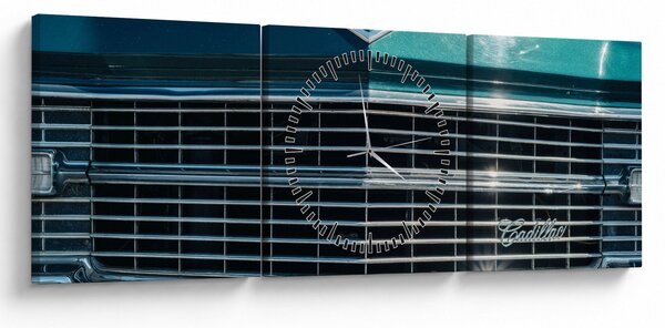 Obraz - Cadillac (z zegarem) (90x30 cm)