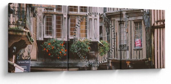 Obraz - Naleśnikarnia (z zegarem) (90x30 cm)