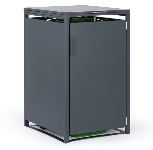 Wiata na pojemnik na odpady 240 l, 1160 x 695 x 800 mm