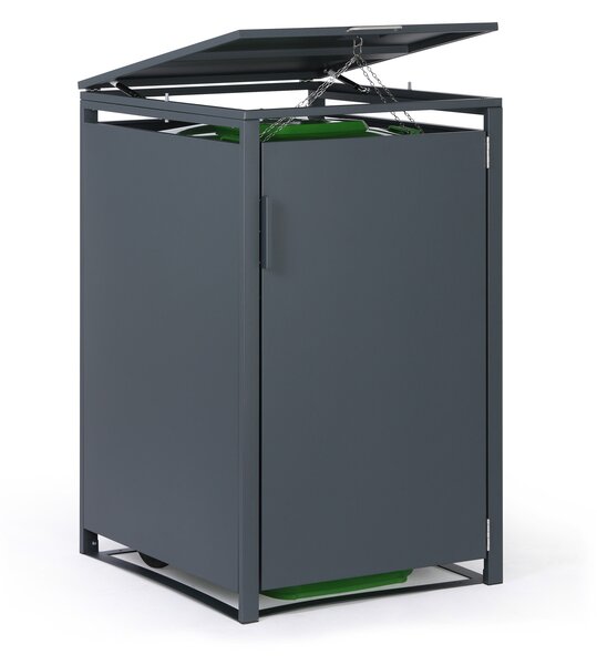 Wiata na pojemnik na odpady 240 l, 1160 x 695 x 800 mm