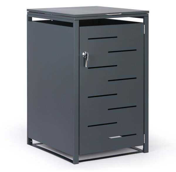 Wiata na pojemnik na odpady 240 l, 1160 x 695 x 800 mm, zamykana