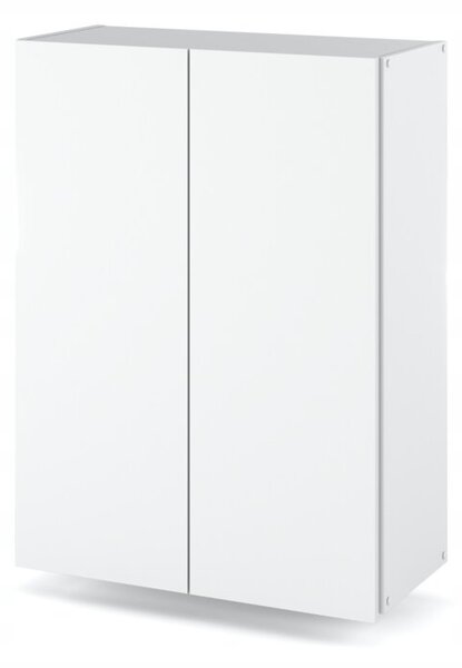 Szafka Łazienkowa Wisząca STIVMEBLE 60cm Słupek Łazienkowy Szafka Biały Mat 60x30x80 cm