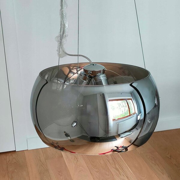 Lampa sufitowa glamour 3xE27 kula chrom nowoczesna ANDROMEDA
