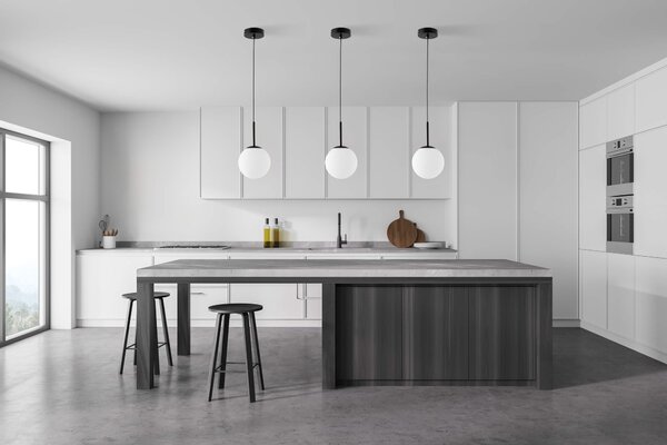 LAMPA WISZĄCA NOWOCZESNA CZARNA BIAŁA KULA FREDICA 15