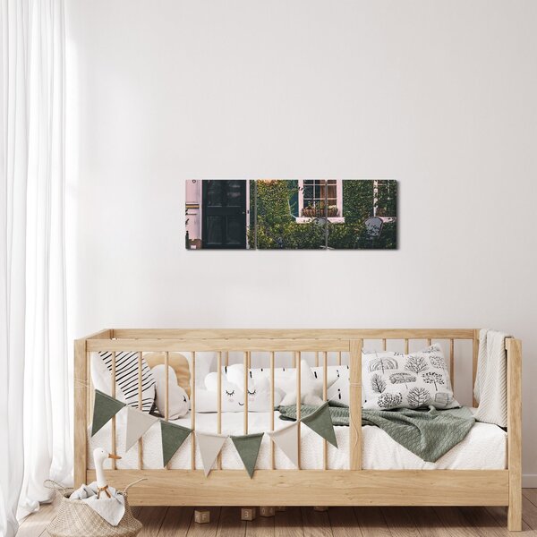 Obraz - W domu z przejażdżki (z zegarem) (90x30 cm)