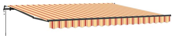 Markiza zwijana Żółty i pomarańczowy 400 × 350 cm