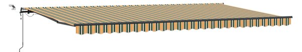 Tkanina Zadaszenia Zielony i żółty 600 × 350 cm Poliester