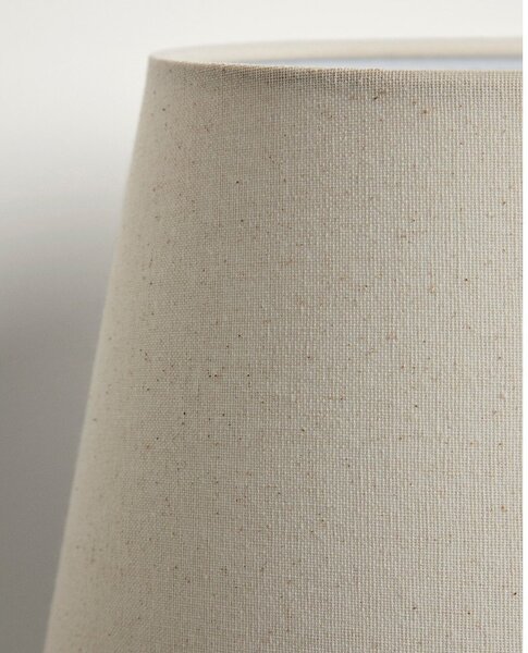 Zielona/w kolorze kości słoniowej lampa stołowa ceramiczna (wysokość 45,5 cm) Odra – Kave Home