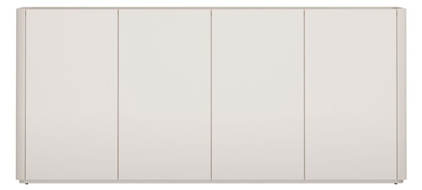 Komoda Elivo 200 cm czterodrzwiowa - kaszmir / dąb olejowany