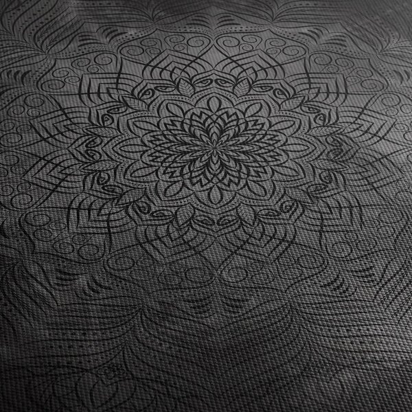 Obraz - Mistyczna mandala (z zegarem) (90x30 cm)