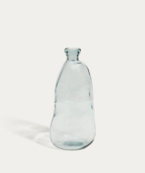 Wysoki wazon ze szkła z recyklingu (wysokość 51 cm) Brenna – Kave Home