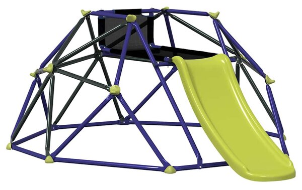 Domek Wspinaczkowy dla Dzieci Niebieski 6FT z Zjeżdżalnią Stal