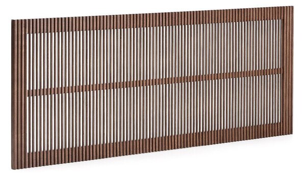 Zagłówek z litego drewna jesionowego w ciemnym naturalnym kolorze 175x70 cm Beyla – Kave Home