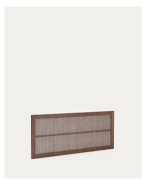 Zagłówek z litego drewna jesionowego w ciemnym naturalnym kolorze 175x70 cm Beyla – Kave Home
