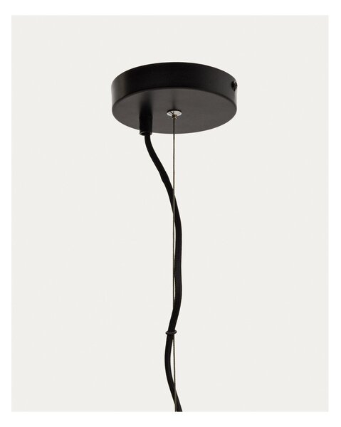 Beżowa lampa wisząca z ceramicznym kloszem ø 31 cm Portol – Kave Home