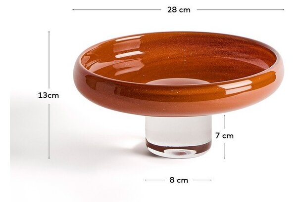 Szklana miska dekoracyjna ø 28 cm Denuo – Kave Home