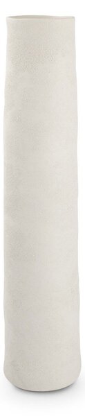 Biały ceramiczny wysoki wazon (wysokość 50 cm) Cone – S|P Collection