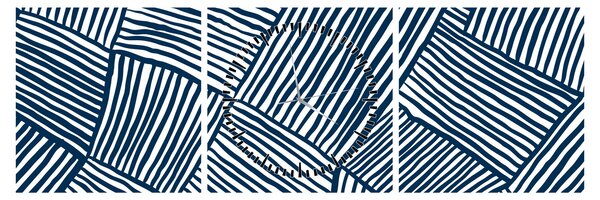 Obraz - linia 3D (z zegarem) (90x30 cm)
