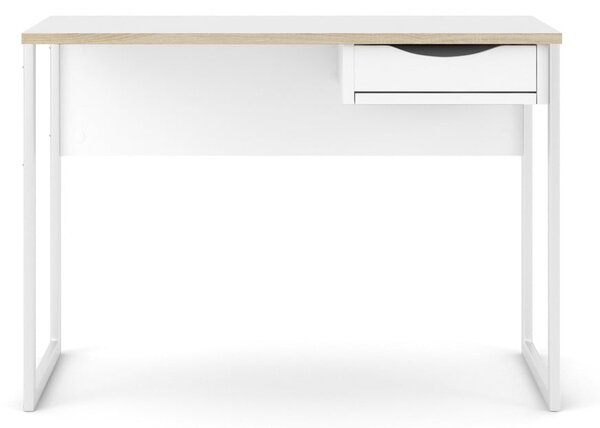 Białe biurko Tvilum Function Plus, 110 x 48 cm