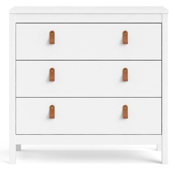 Biała niska komoda 82x80 cm Madrid – Tvilum
