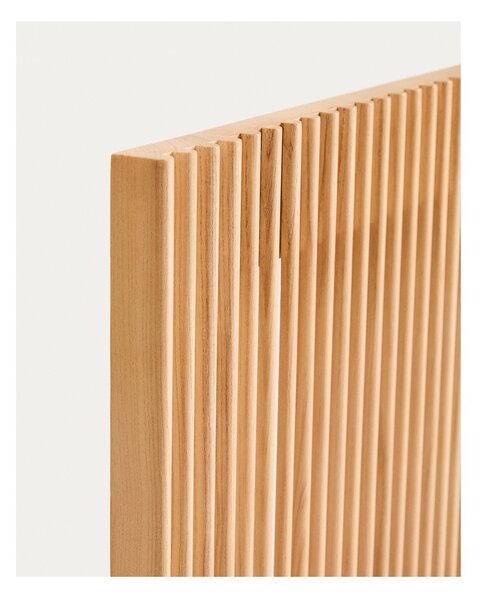 Zagłówek z litego drewna jesionowego w naturalnym kolorze 195x70 cm Beyla – Kave Home
