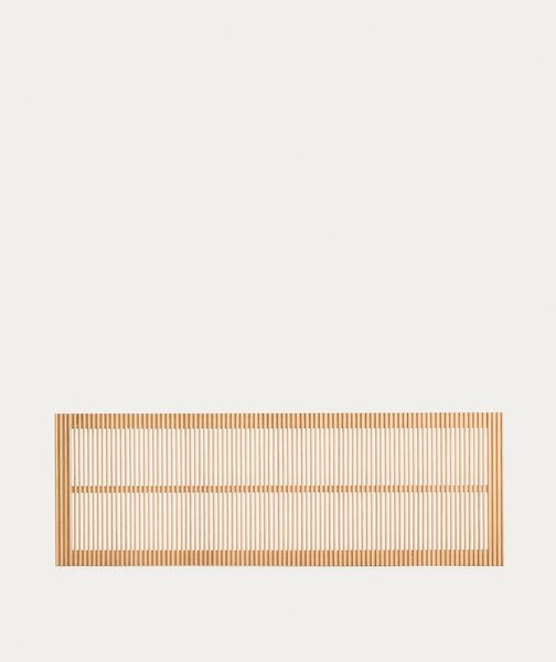 Zagłówek z litego drewna jesionowego w naturalnym kolorze 195x70 cm Beyla – Kave Home