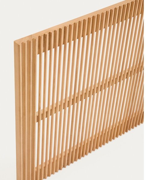 Zagłówek z litego drewna jesionowego w naturalnym kolorze 195x70 cm Beyla – Kave Home
