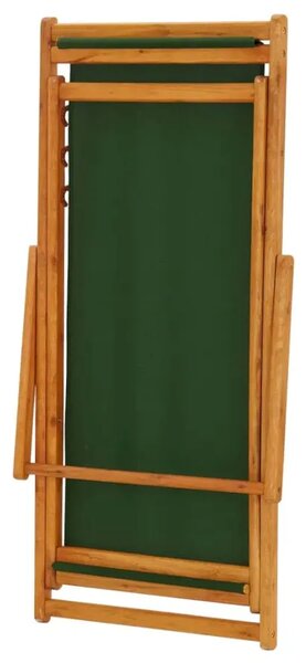 Regulowany leżak w kolorze zielonym N5-P89
