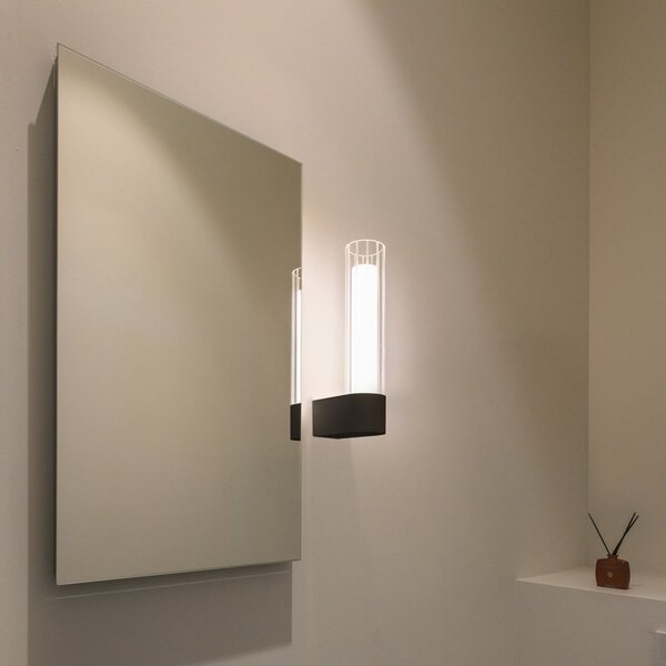 Lampa Ścienna SLV, Lygant double, czarny, łazienka, aluminium, nowoczesny