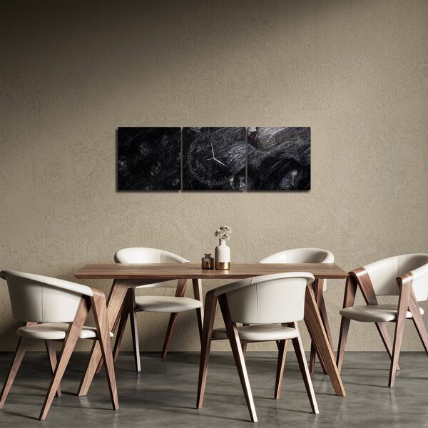 Obraz - Smutek i wyrzeczenie (z zegarem) (90x30 cm)