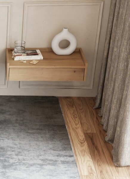 Toaletka / konsola wisząca "NUVIA 75" dąb artisan