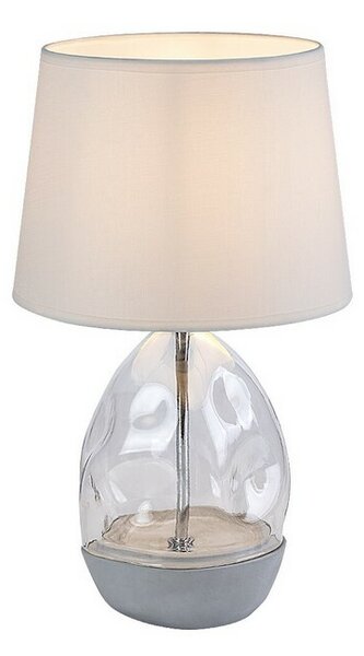Rabalux 74227 dekoracyjna lampa stołowa Apolonia, biały, E27, 1x max. 40 W, IP20