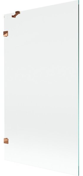 Mexen Lunar parawan nawannowy 1-skrzydłowy 100 x 150 cm, transparent, różowe złoto - 897-100-000-60-00